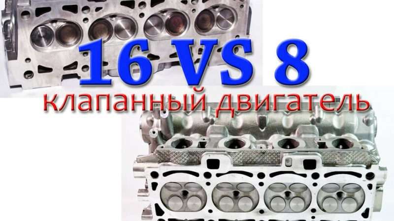 Количество клапанов в двигателе автомобиля