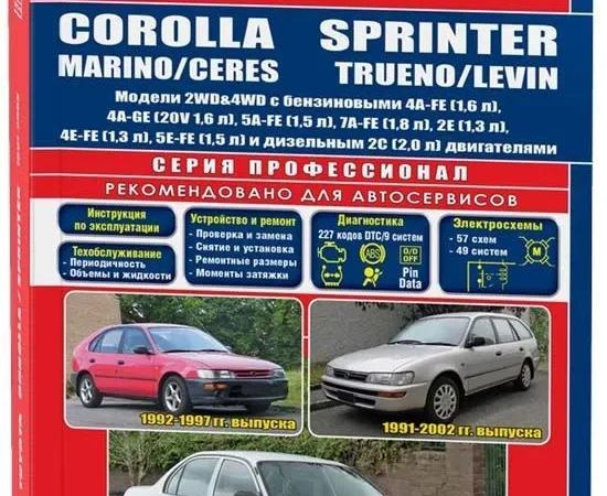 Ремонт и эксплуатация автомобилей Toyota Corolla Ceres