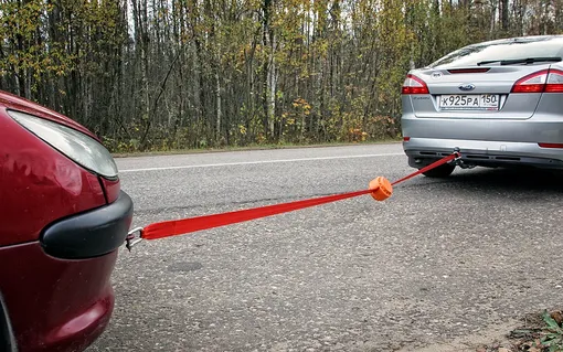 Как буксировать автомобиль с выключенным двигателем